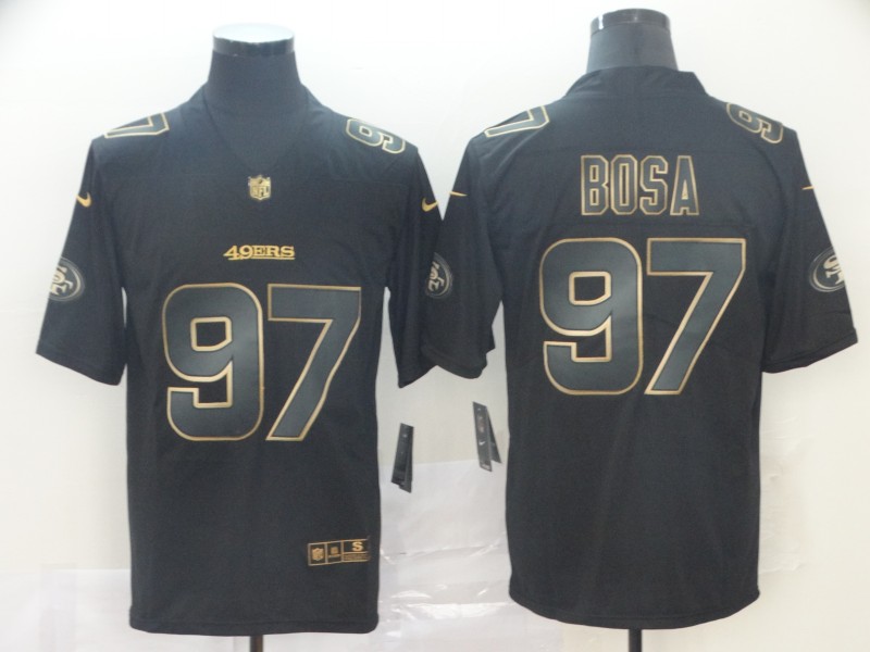 Men's San Francisco 49ers #97 Nick Bosa Black Jersey
